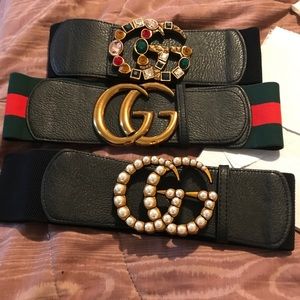 3 Gucci belts